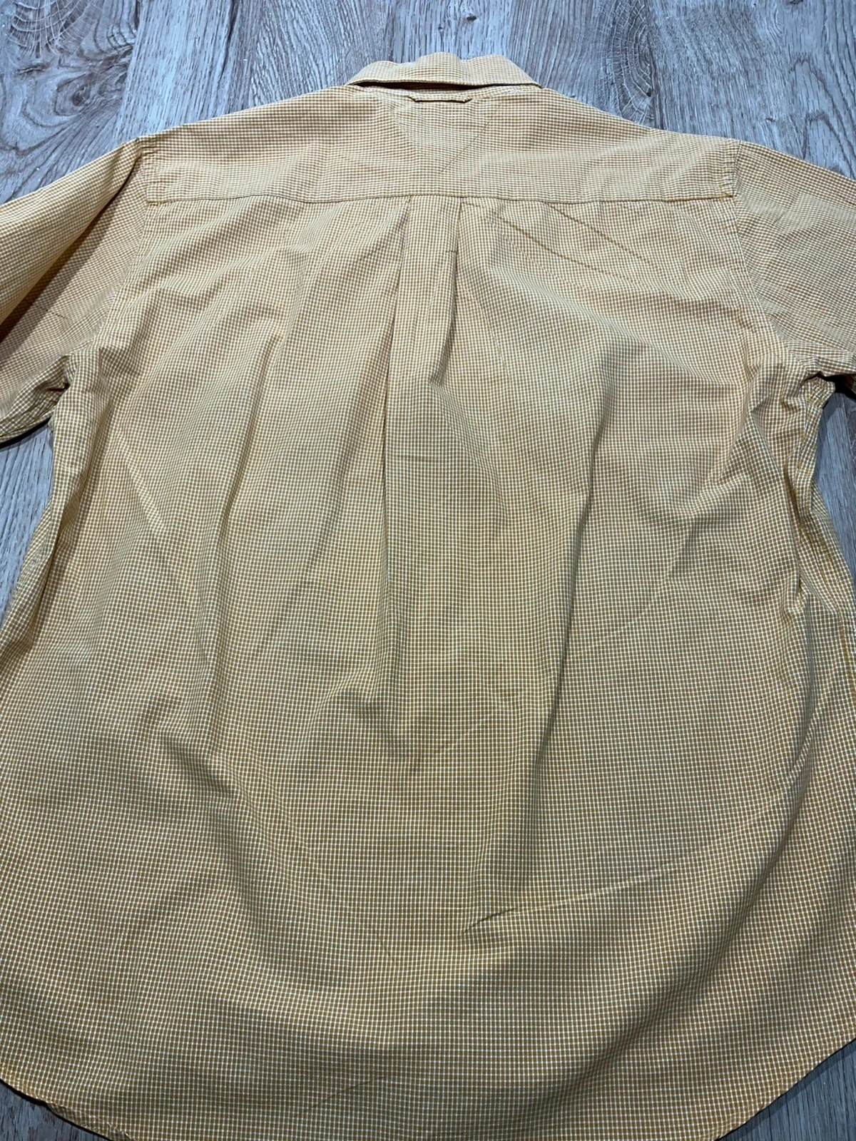 Chemise Tommy Hilfiger S Vichy 100% Coton Jaune Moutarde – photo 11